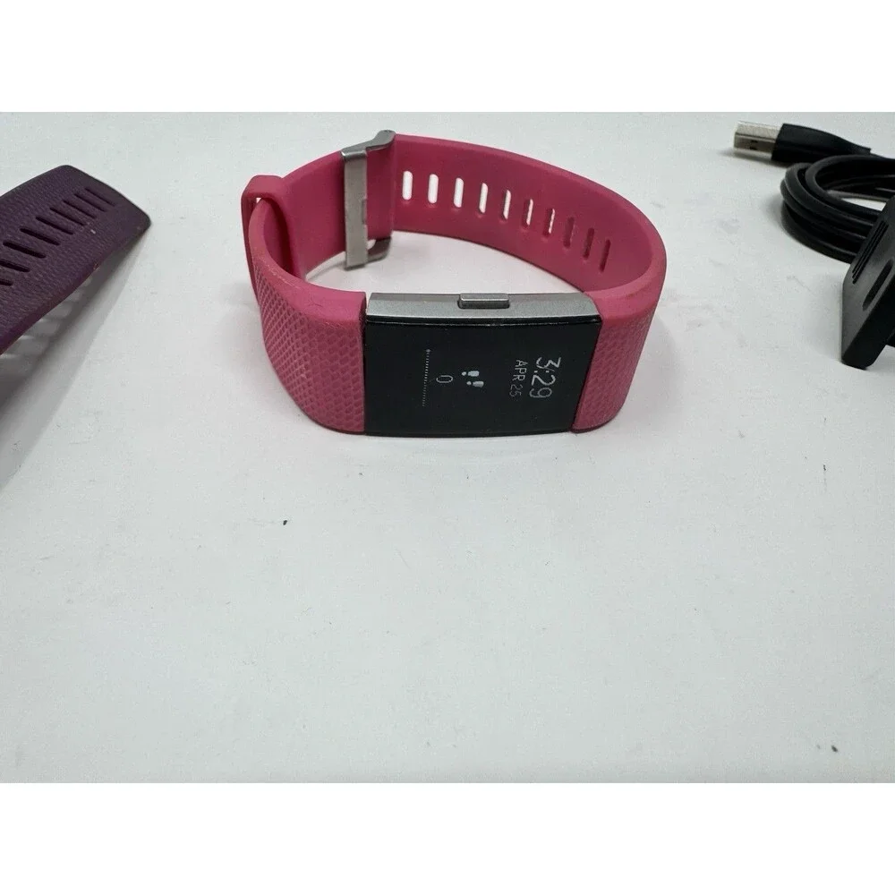 Fitbit Charge 2 FB407 Activity Fitness Tracker - 2 Bands